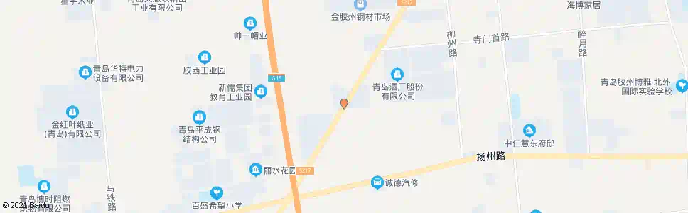 青岛木材市场_公交站地图_青岛公交_妙搜公交查询2025