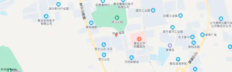 青岛金陵六号路_公交站地图_青岛公交_妙搜公交查询2025