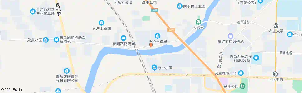 青岛开拓路春阳路_公交站地图_青岛公交_妙搜公交查询2025