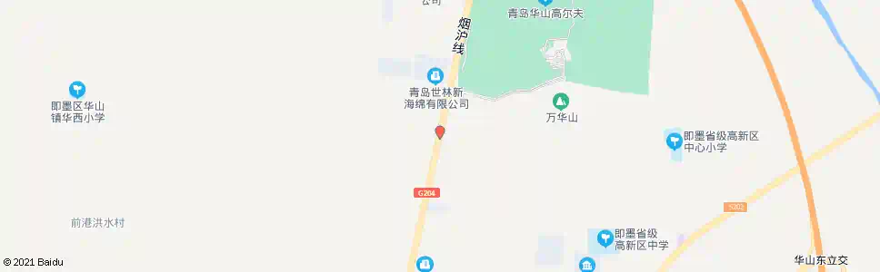 青岛华山公路站_公交站地图_青岛公交_妙搜公交查询2025
