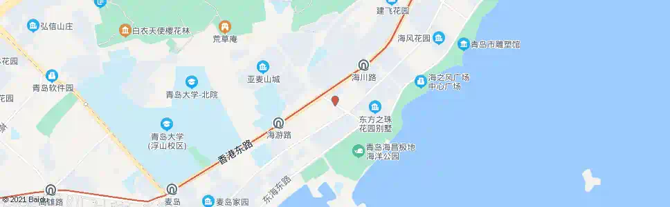 青岛海江路_公交站地图_青岛公交_妙搜公交查询2025