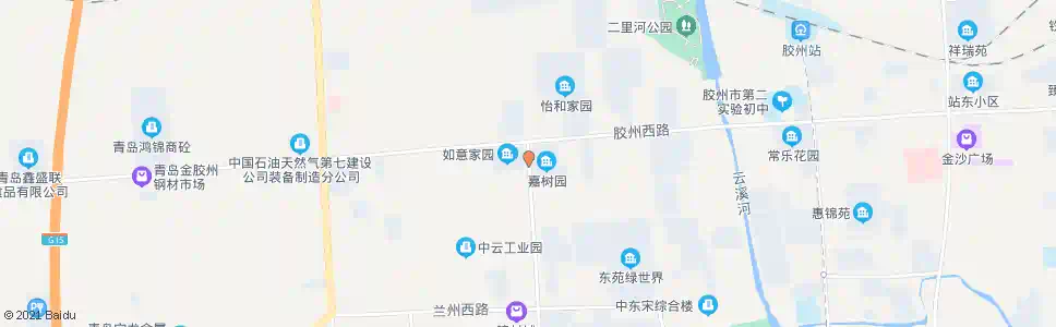 青岛嘉树园小区_公交站地图_青岛公交_妙搜公交查询2025