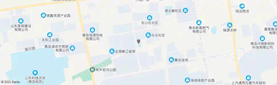 青岛台头小学_公交站地图_青岛公交_妙搜公交查询2025