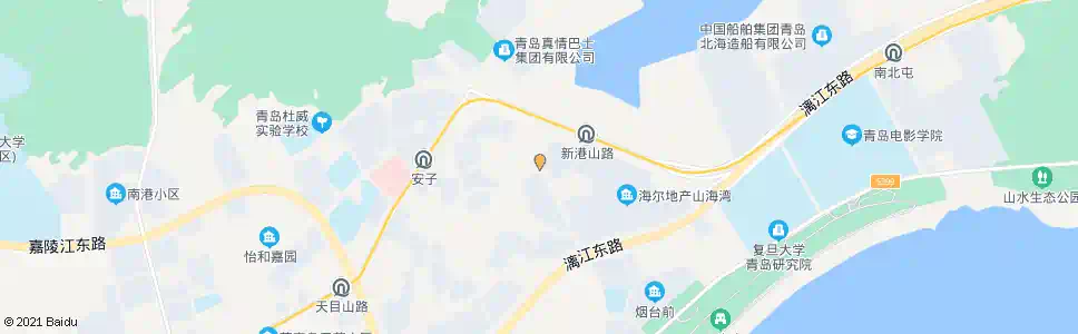 青岛蓝图二期_公交站地图_青岛公交_妙搜公交查询2025