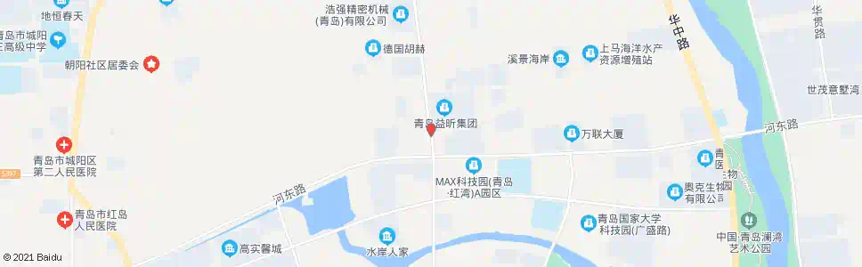 青岛聚贤桥路_公交站地图_青岛公交_妙搜公交查询2025