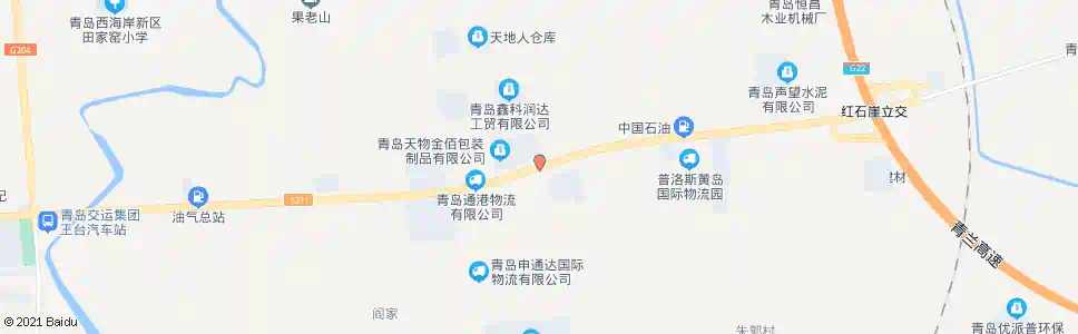 青岛观里_公交站地图_青岛公交_妙搜公交查询2025