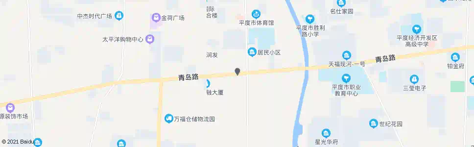 青岛执勤中队_公交站地图_青岛公交_妙搜公交查询2025