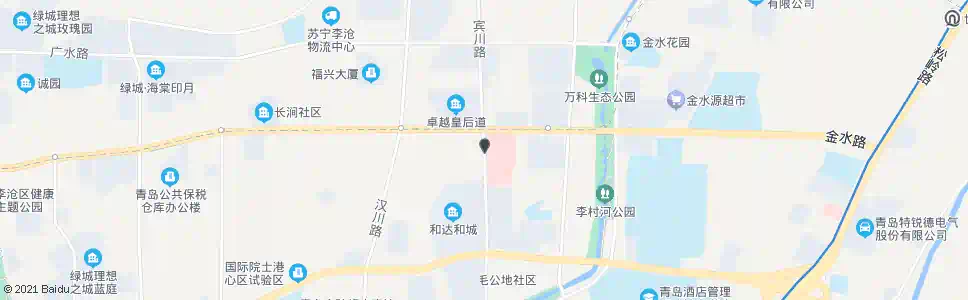 青岛宾川路南站_公交站地图_青岛公交_妙搜公交查询2025