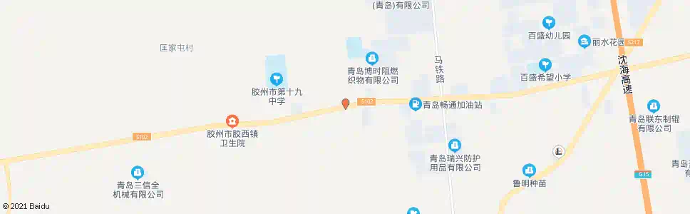 青岛东祝村_公交站地图_青岛公交_妙搜公交查询2025