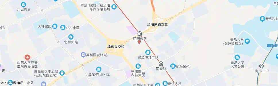 青岛世园大道东站_公交站地图_青岛公交_妙搜公交查询2025