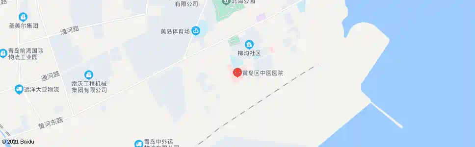 青岛黄岛中医院_公交站地图_青岛公交_妙搜公交查询2025