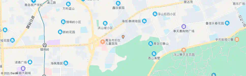 青岛枕海山庄_公交站地图_青岛公交_妙搜公交查询2025