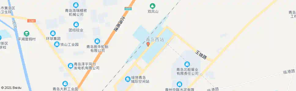 青岛大荒西_公交站地图_青岛公交_妙搜公交查询2025