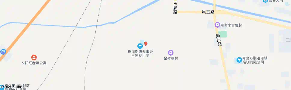 青岛王家楼东_公交站地图_青岛公交_妙搜公交查询2025