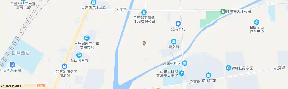日照大岭一村_公交站地图_日照公交_妙搜公交查询2025
