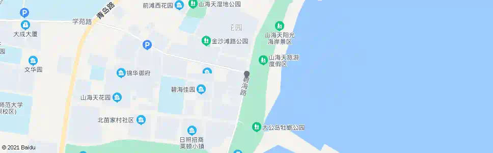 日照月海花园_公交站地图_日照公交_妙搜公交查询2025