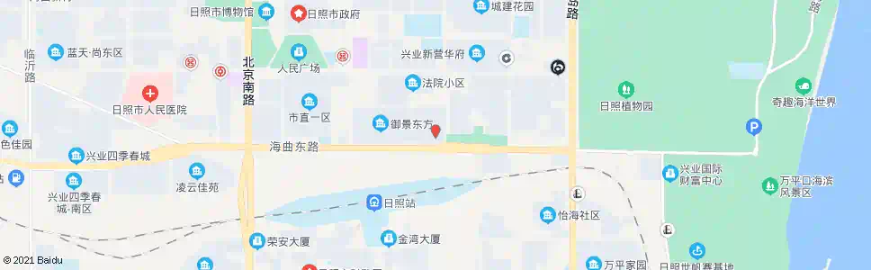 日照和平饭店_公交站地图_日照公交_妙搜公交查询2025