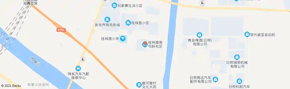 日照南屯岭_公交站地图_日照公交_妙搜公交查询2025