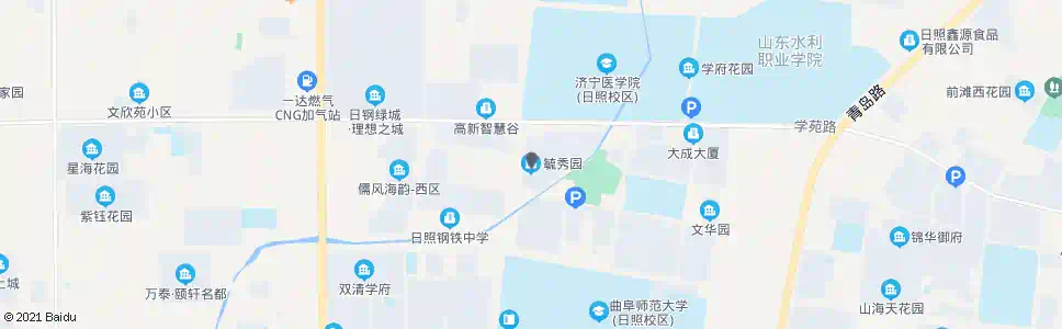 日照曲师大日照学院生活区(大学城)_公交站地图_日照公交_妙搜公交查询2025