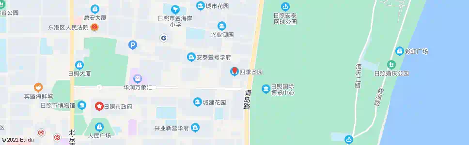 日照四季圣园_公交站地图_日照公交_妙搜公交查询2025