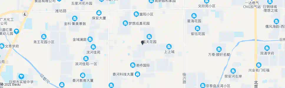 日照鲍德蓝天花园_公交站地图_日照公交_妙搜公交查询2025