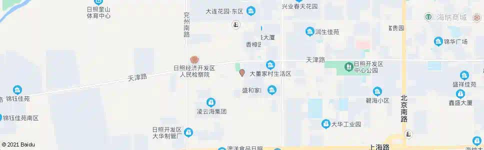 日照大董家村_公交站地图_日照公交_妙搜公交查询2025