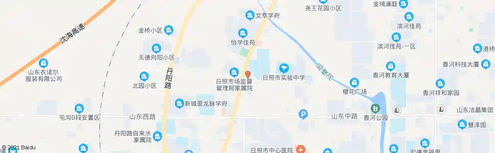 日照日照一中_公交站地图_日照公交_妙搜公交查询2025