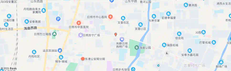 日照信合广场_公交站地图_日照公交_妙搜公交查询2025