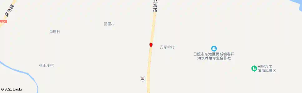 日照安家岭村_公交站地图_日照公交_妙搜公交查询2025