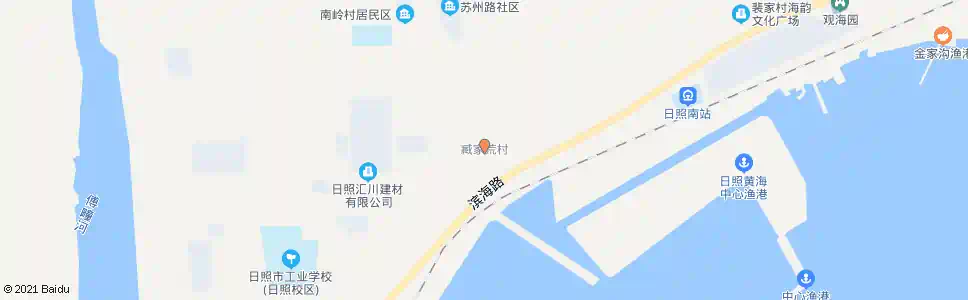 日照臧家荒村_公交站地图_日照公交_妙搜公交查询2025