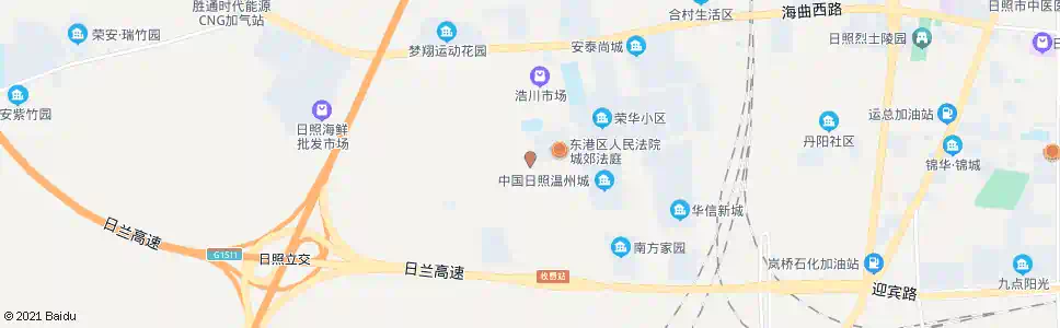 日照前十里铺村_公交站地图_日照公交_妙搜公交查询2025