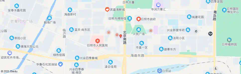 日照银座商城_公交站地图_日照公交_妙搜公交查询2025