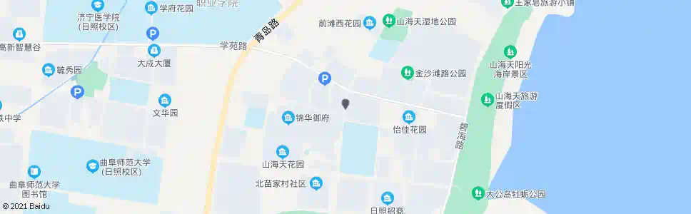日照海天园_公交站地图_日照公交_妙搜公交查询2025