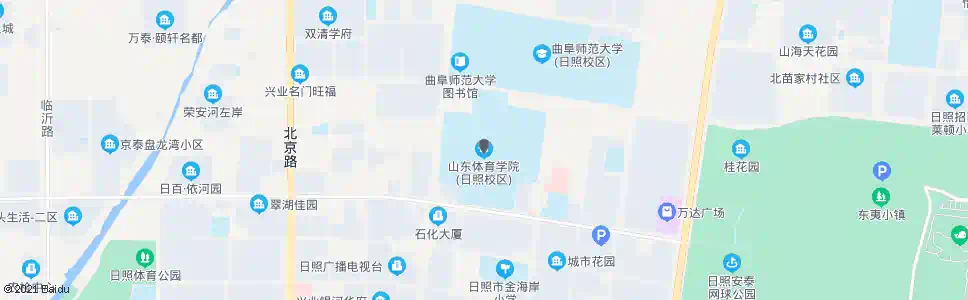 日照山东体育学院_公交站地图_日照公交_妙搜公交查询2025
