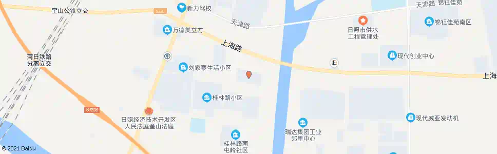 日照海星针织_公交站地图_日照公交_妙搜公交查询2025