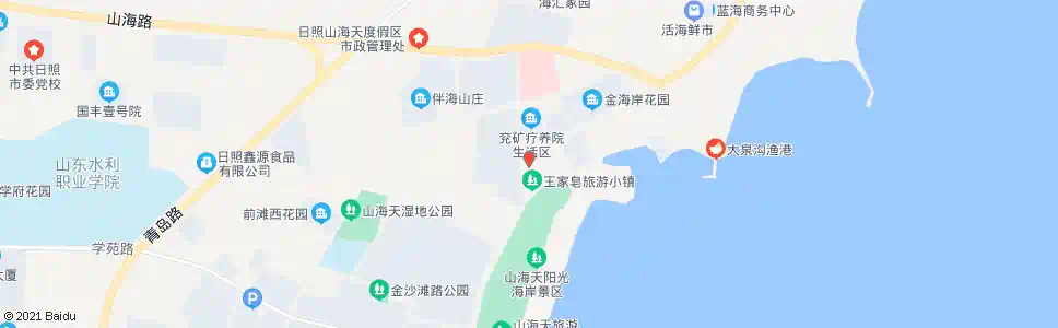 日照王家皂民俗村_公交站地图_日照公交_妙搜公交查询2025