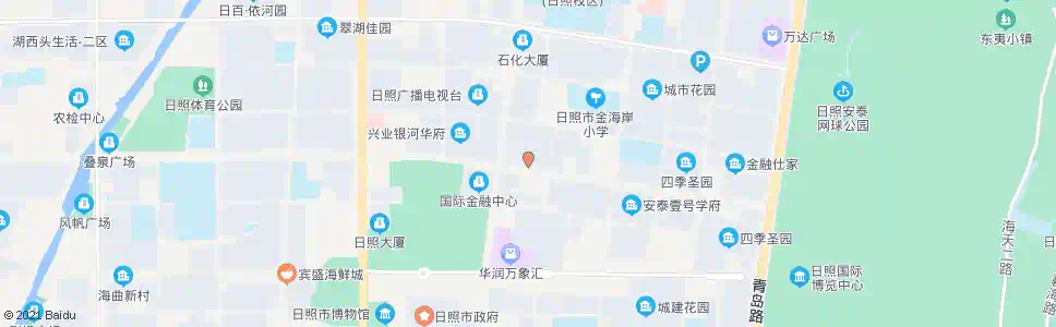 日照丽城花园南门_公交站地图_日照公交_妙搜公交查询2025