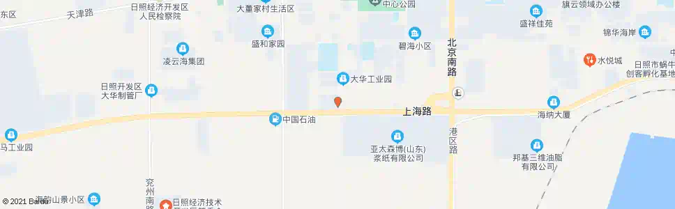 日照长青木业_公交站地图_日照公交_妙搜公交查询2025