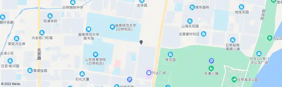 日照曲师大生活区_公交站地图_日照公交_妙搜公交查询2025