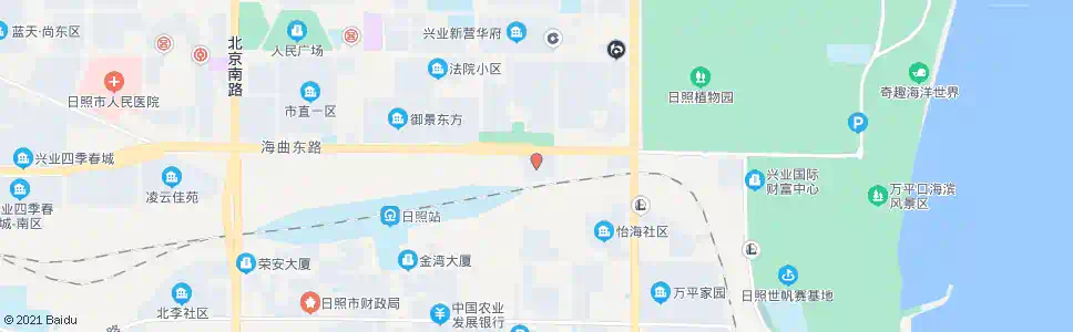 日照太阳海岸_公交站地图_日照公交_妙搜公交查询2025