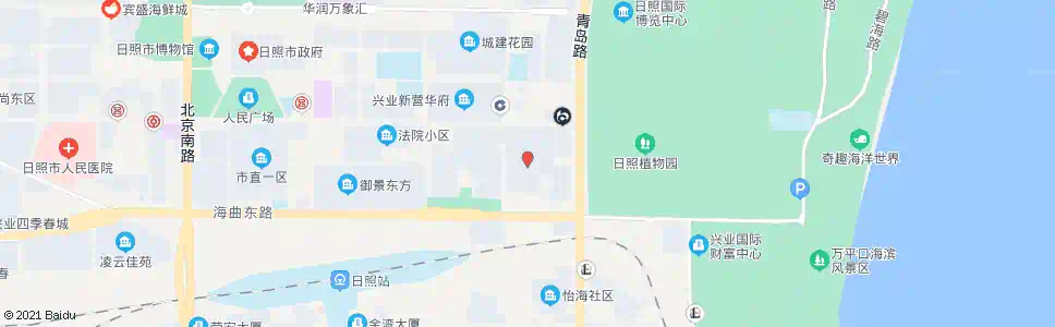 日照望海小区_公交站地图_日照公交_妙搜公交查询2025