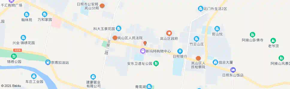 日照日照广播电视大学_公交站地图_日照公交_妙搜公交查询2025