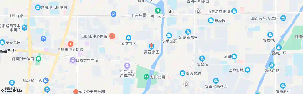日照芙蓉小区_公交站地图_日照公交_妙搜公交查询2025