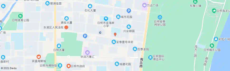日照海纳城市花园_公交站地图_日照公交_妙搜公交查询2025