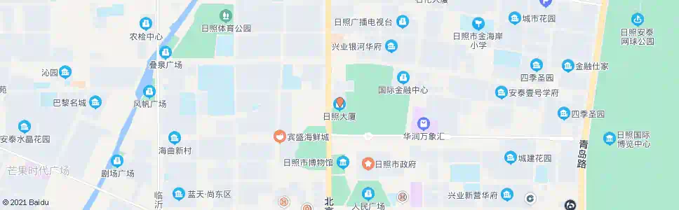 日照日照大厦_公交站地图_日照公交_妙搜公交查询2025