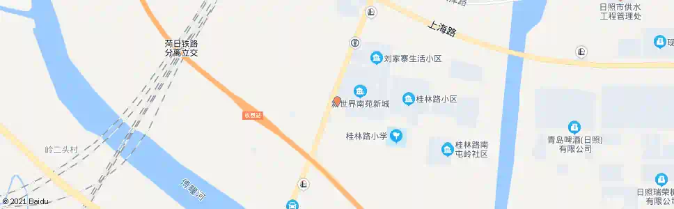 日照奎山街道办事处_公交站地图_日照公交_妙搜公交查询2025