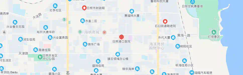 日照港口医院_公交站地图_日照公交_妙搜公交查询2025