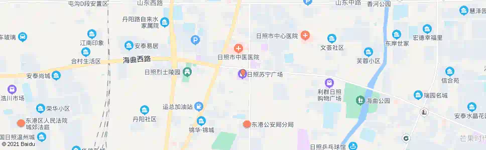 日照苏宁电器_公交站地图_日照公交_妙搜公交查询2025