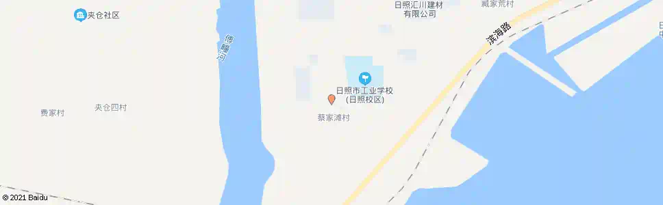 日照蔡家滩_公交站地图_日照公交_妙搜公交查询2025