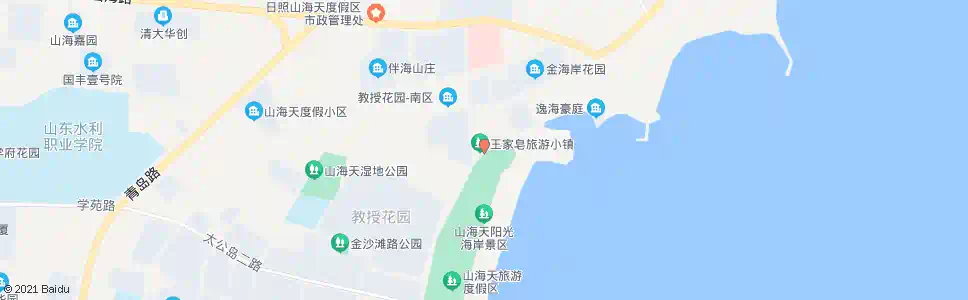 日照王家皂_公交站地图_日照公交_妙搜公交查询2025